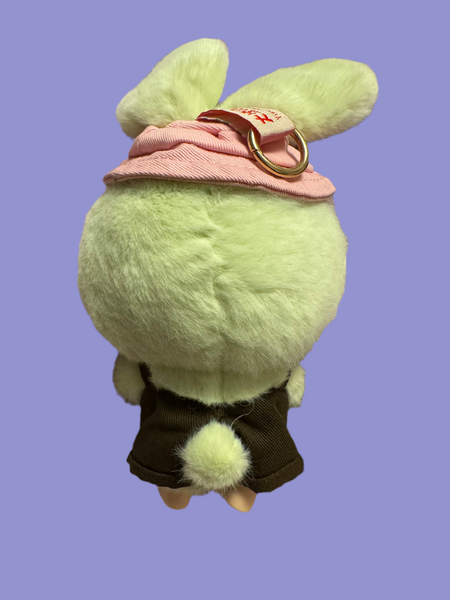 Baby Three Macaron Bunny keychain plush